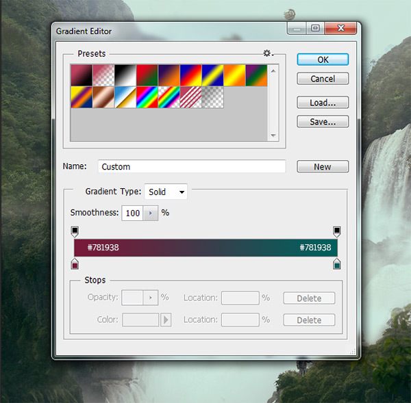 Gradient Map settings