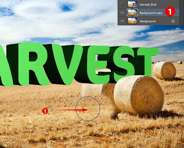 Adjust Placement of Hay Bales