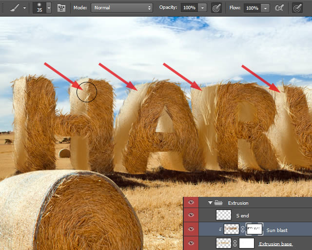 Paint Stray Strands of Hay