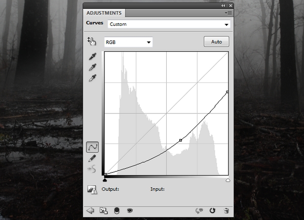 scene curves darken