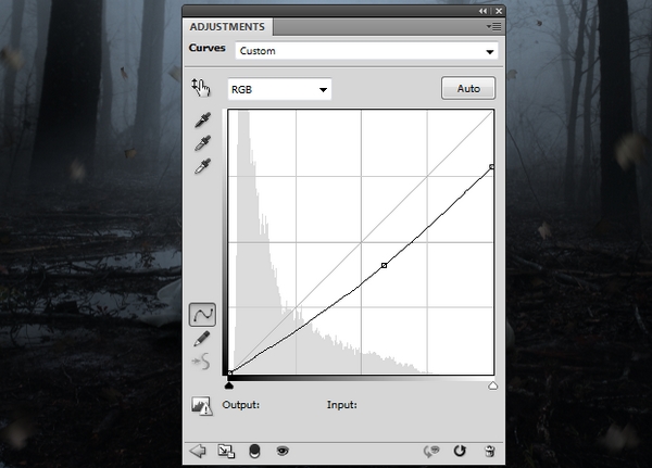 scene curves darken