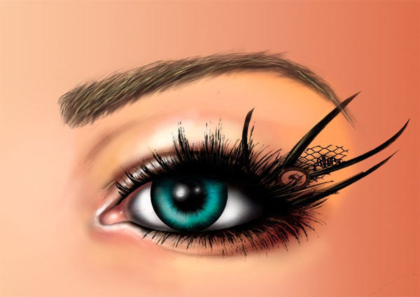 Katties digitally painted eye