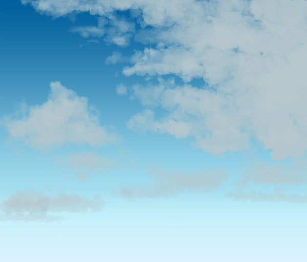 photoshop paint sky clouds detailed shape