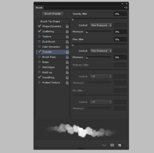 photoshop create cloud brush fluffy transfer