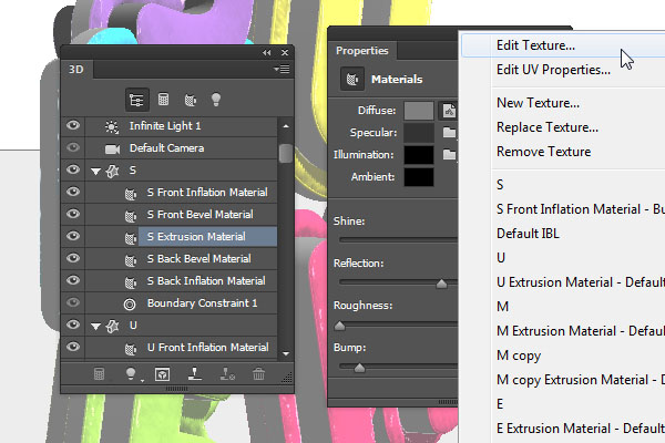 Edit Diffuse Texture