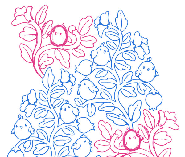 Seamless pattern in PS - growing the layout