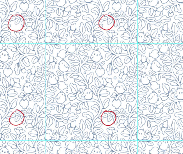 Seamless pattern in PS - finding flaws in the repeat