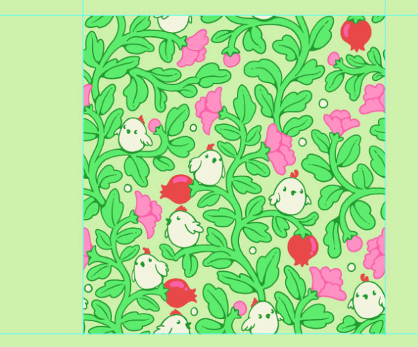 Seamless pattern in PS - the final tile completed