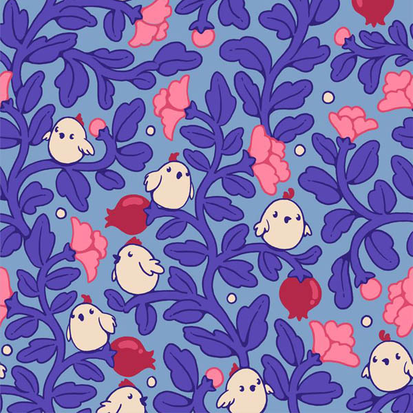 Seamless pattern in PS - completed pattern