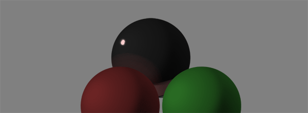 how to shade black white specular reflection color