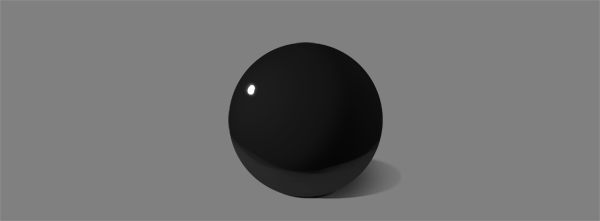 how to shade black white glossy shiny specular reflection