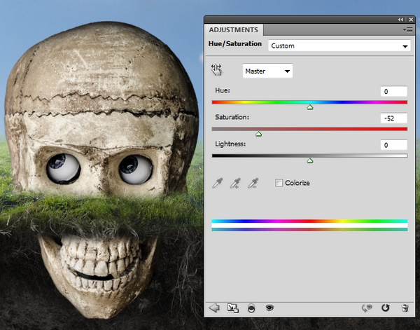 skull huesaturation