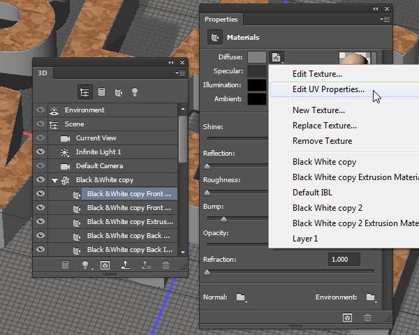 Edit UV Properties