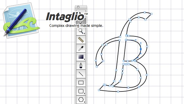 Intaglio drawing program