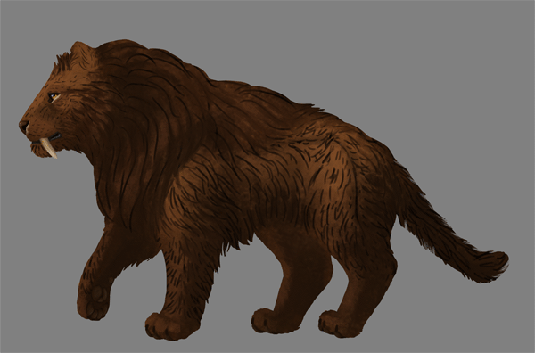 digital painting fur shading shadow