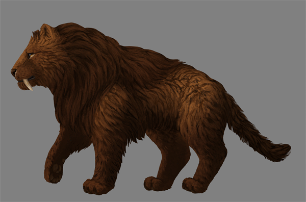 digital painting fur shading colors fix