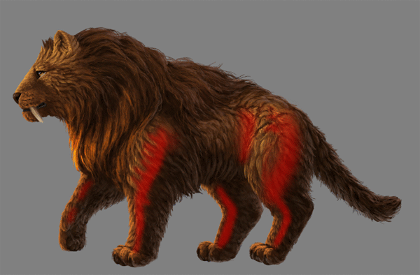 digital painting fur subsurface scattering