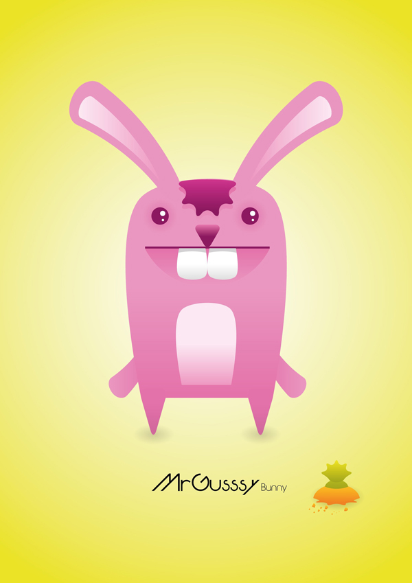 MyGusseys bunny vector character