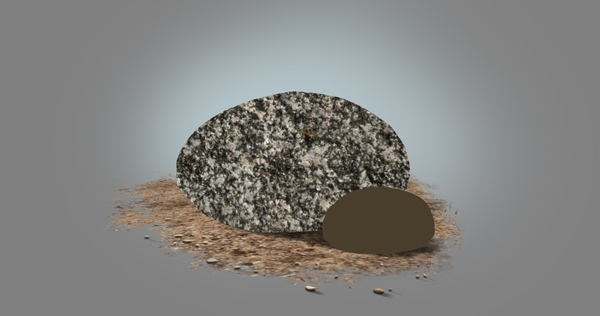 photoshop paint stone flat texture