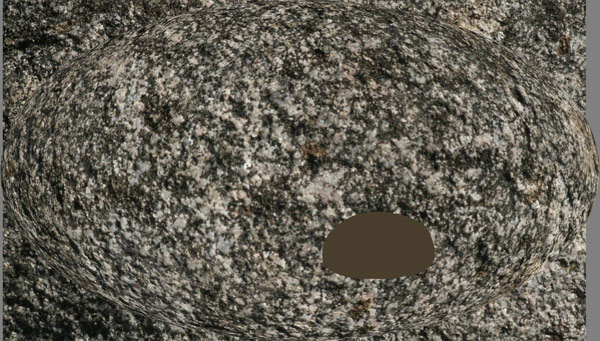 photoshop paint stone spherize texture