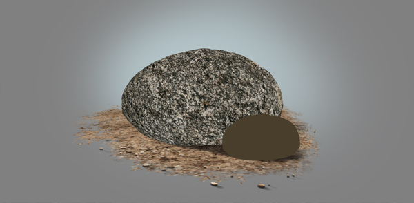 photoshop paint stone tetxure resized