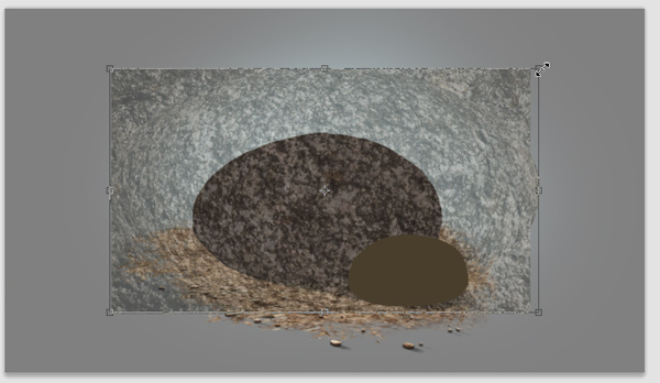 photoshop paint stone resize texture