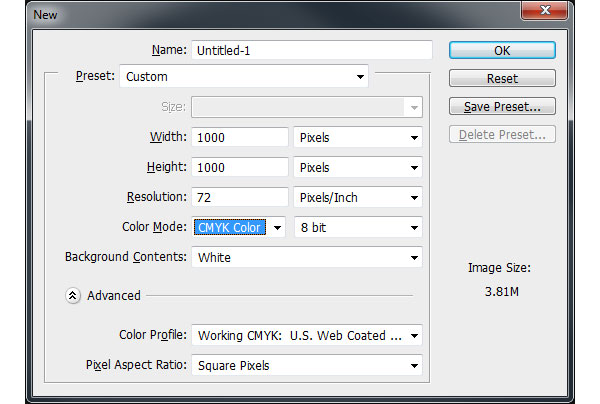 Brush Document Setup