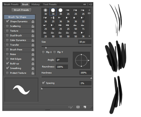 Create short fur brushes