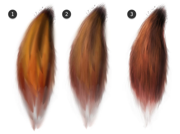 Add layers of color to your tail