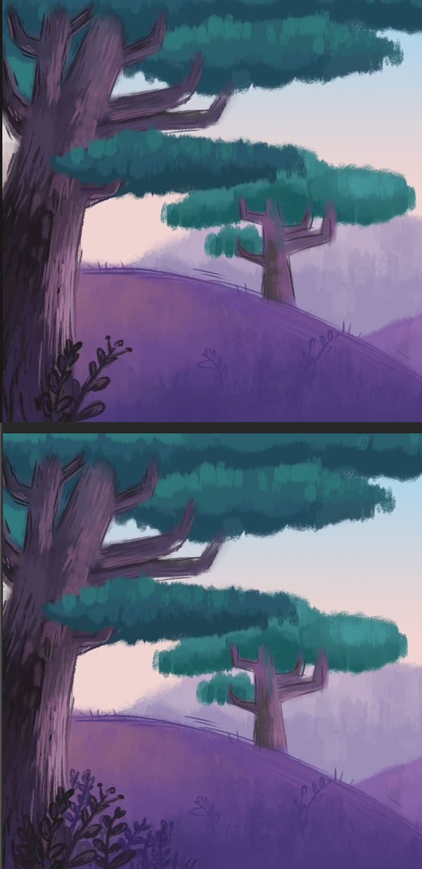 add more details to both trees