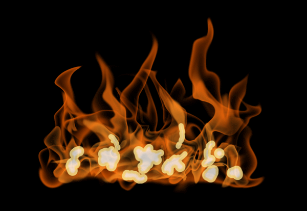 How to paint fire photoshop digital 15