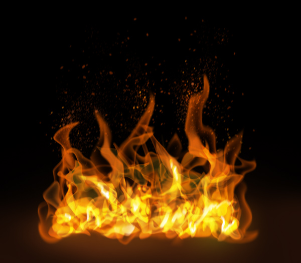 How to paint fire sparks photoshop digital 6