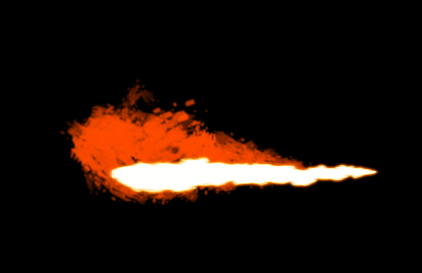 How to paint flamethrower fire dragon photoshop digital 7