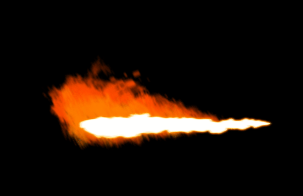 How to paint flamethrower fire dragon photoshop digital 10