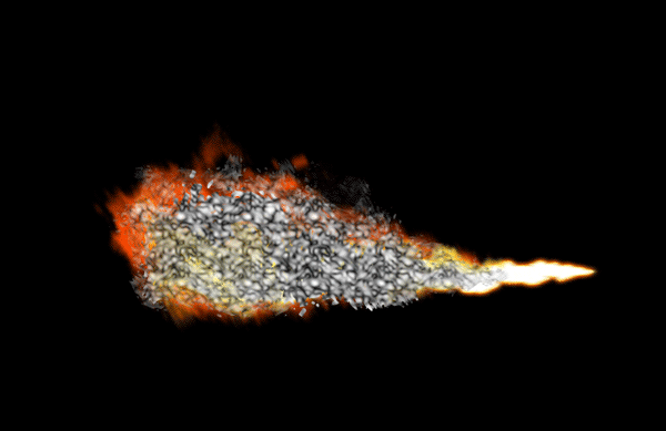 How to paint flamethrower fire dragon photoshop digital 14