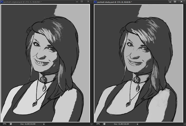 how to practice grayscale painting value photoshop reference 7