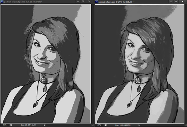 how to practice grayscale painting value photoshop reference 9