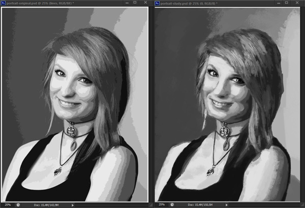 how to practice grayscale painting value photoshop reference 13