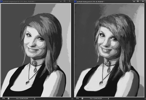 how to practice grayscale painting value photoshop reference 12