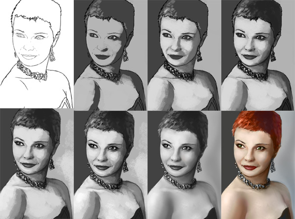 how to practice grayscale painting value photoshop reference 17