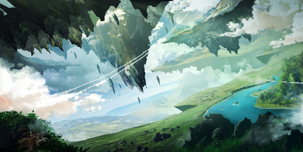 Environment concept art for games final landscape