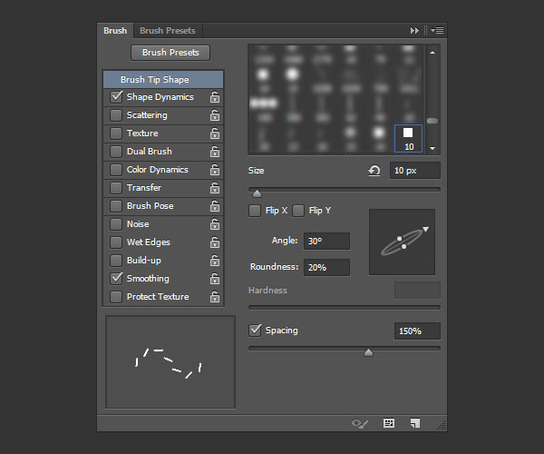 Brush Tip Shape