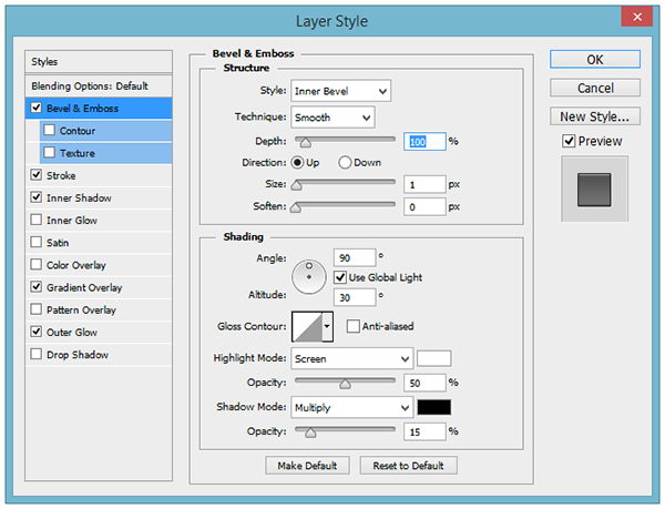 Bevel  Emboss