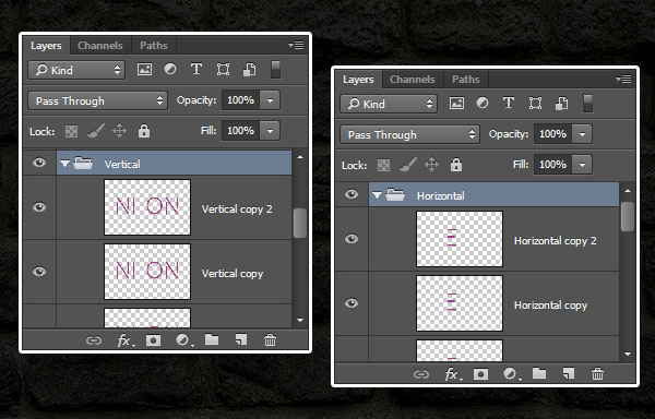 Duplicate and Group Layers