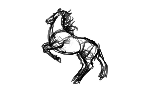 how to draw horse reference 2