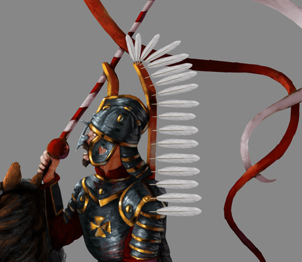 how to paint draw feathers photoshop wing hussar 