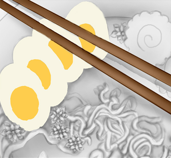 Color your Ingredients and Chopsticks