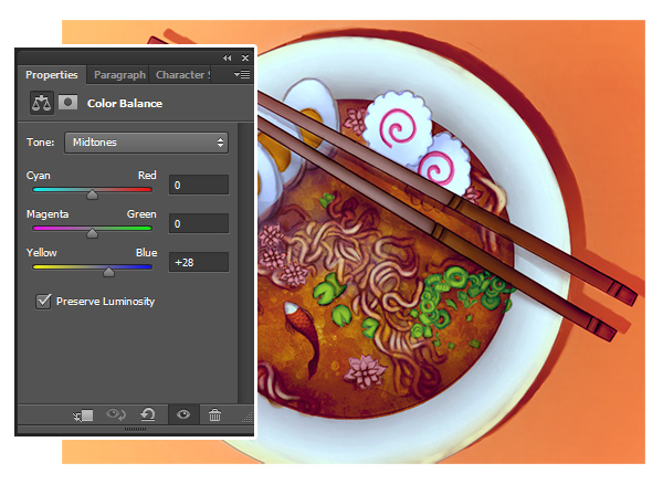 Add a Last Color Balance Layer