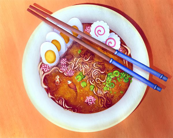 Final Ramen Painting