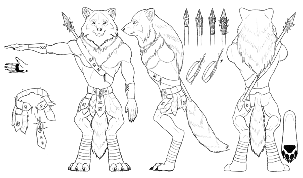 character design model sheet